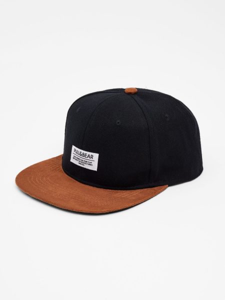 Faux Suede Peak Cap
