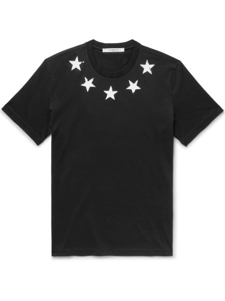 Slim-Fit Printed Cotton-Jersey T-Shirt