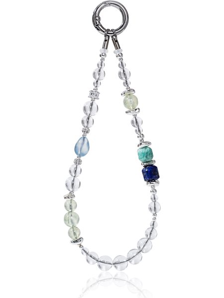Natural Crystal Phone Charm