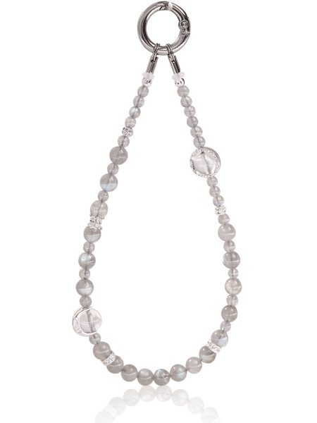 Natural Crystal Phone Charm
