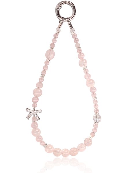 Natural Crystal Phone Charm